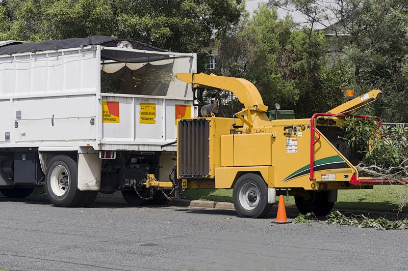 Wood Chip Delivery Truck